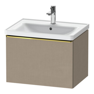 Duravit Waschtischunterschrank D-Neo 63,4x45,2cm, g pol/Lei, 1 Ausz., wandhängend