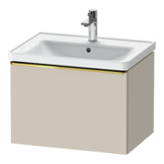 Duravit Waschtischunterschrank D-Neo 63,4x45,2cm, g pol/Tau m, 1 Ausz., wandhängend