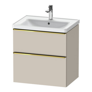 Duravit Waschtischunterschrank D-Neo 63,4x45,2cm, g pol/Tau m, 1 Kast, 1 A