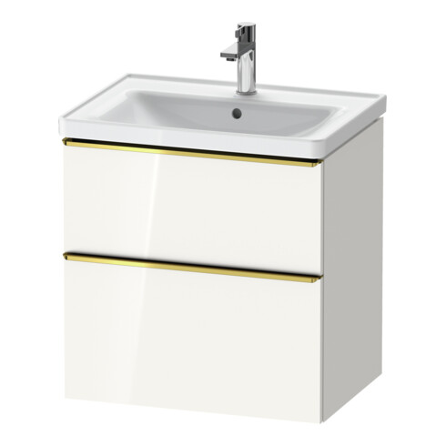 Duravit Waschtischunterschrank D-Neo 63,4x45,2cm, g pol/w g, 1 Kast, 1 Ausz.