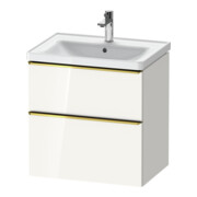Duravit Waschtischunterschrank D-Neo 63,4x45,2cm, g pol/w g, 1 Kast, 1 Ausz.