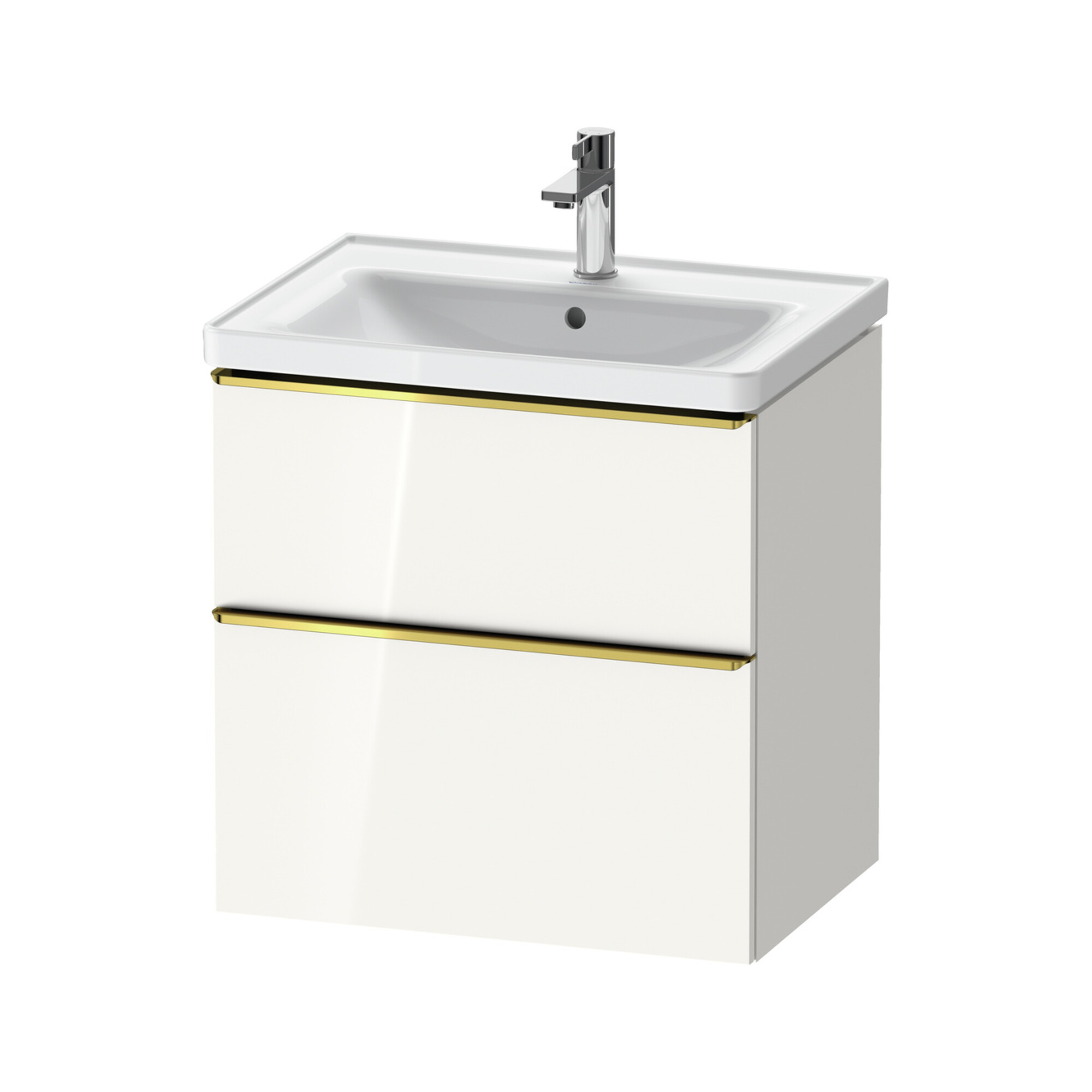 Duravit Waschtischunterschrank D-Neo 63,4x45,2cm, g pol/w g, 1 Kast, 1 Ausz.