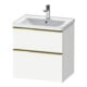 Duravit Waschtischunterschrank D-Neo 63,4x45,2cm, g pol/w m, 1 Kast, 1 Ausz.-1