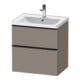 Duravit Waschtischunterschrank D-Neo 63,4x45,2cm, sw/Bas m, 1 Kast, 1 Ausz.-1