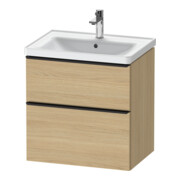 Duravit Waschtischunterschrank D-Neo 63,4x45,2cm, sw/Ei N, 1 Schubk., 1 Ausz.