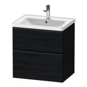 Duravit Waschtischunterschrank D-Neo 63,4x45,2cm, sw/Ei s, 1 Schubk., 1 Ausz.-1