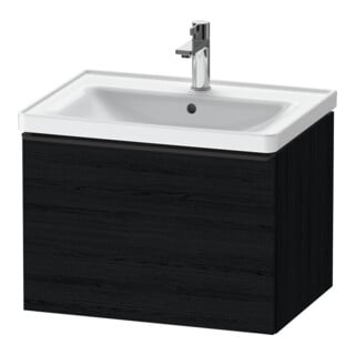 Duravit Waschtischunterschrank D-Neo 63,4x45,2cm, sw/Ei sw, 1 Ausz., wandhängend