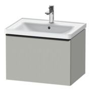 Duravit Waschtischunterschrank D-Neo 63,4x45,2cm, sw/gr ma, 1 Ausz., wandhängend-1