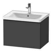 Duravit Waschtischunterschrank D-Neo 63,4x45,2cm, sw/Grap ma, 1 Ausz., wandhängend