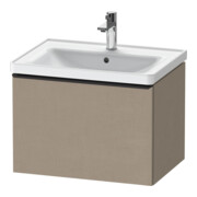 Duravit Waschtischunterschrank D-Neo 63,4x45,2cm, sw/Leinen, 1 Ausz., wandhängend