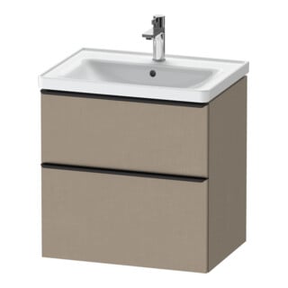 Duravit Waschtischunterschrank D-Neo 63,4x45,2cm, sw/Leinen, 1 Kast, 1 Ausz.