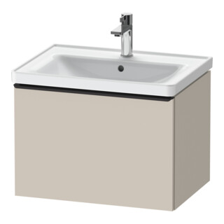 Duravit Waschtischunterschrank D-Neo 63,4x45,2cm, sw/Taup ma, 1 Ausz., wandhängend