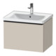 Duravit Waschtischunterschrank D-Neo 63,4x45,2cm, sw/Taup ma, 1 Ausz., wandhängend-1