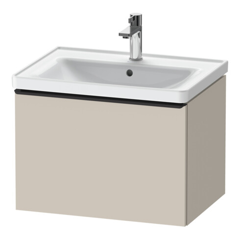 Duravit Waschtischunterschrank D-Neo 63,4x45,2cm, sw/Taup ma, 1 Ausz., wandhängend