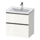 Duravit Waschtischunterschrank D-Neo 63,4x45,2cm, sw/w g, 1 Schubk., 1 Ausz.-1