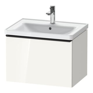 Duravit Waschtischunterschrank D-Neo 63,4x45,2cm, sw/w hgl, 1 Ausz., wandhängend