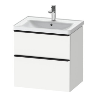 Duravit Waschtischunterschrank D-Neo 63,4x45,2cm, sw/w ma, 1 Schubk., 1 Ausz.