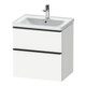 Duravit Waschtischunterschrank D-Neo 63,4x45,2cm, sw/w ma, 1 Schubk., 1 Ausz.-1