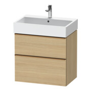 Duravit Waschtischunterschrank D-Neo 68,4x44,2cm, b geb/Ei N, 1 Kast, 1 Ausz.-1