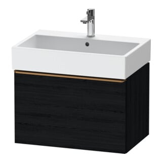 Duravit Waschtischunterschrank D-Neo 68,4x44,2cm, b geb/Ei sw, 1 Ausz., wandhängend