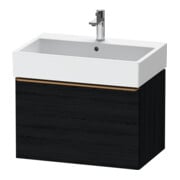Duravit Waschtischunterschrank D-Neo 68,4x44,2cm, b geb/Ei sw, 1 Ausz., wandhängend