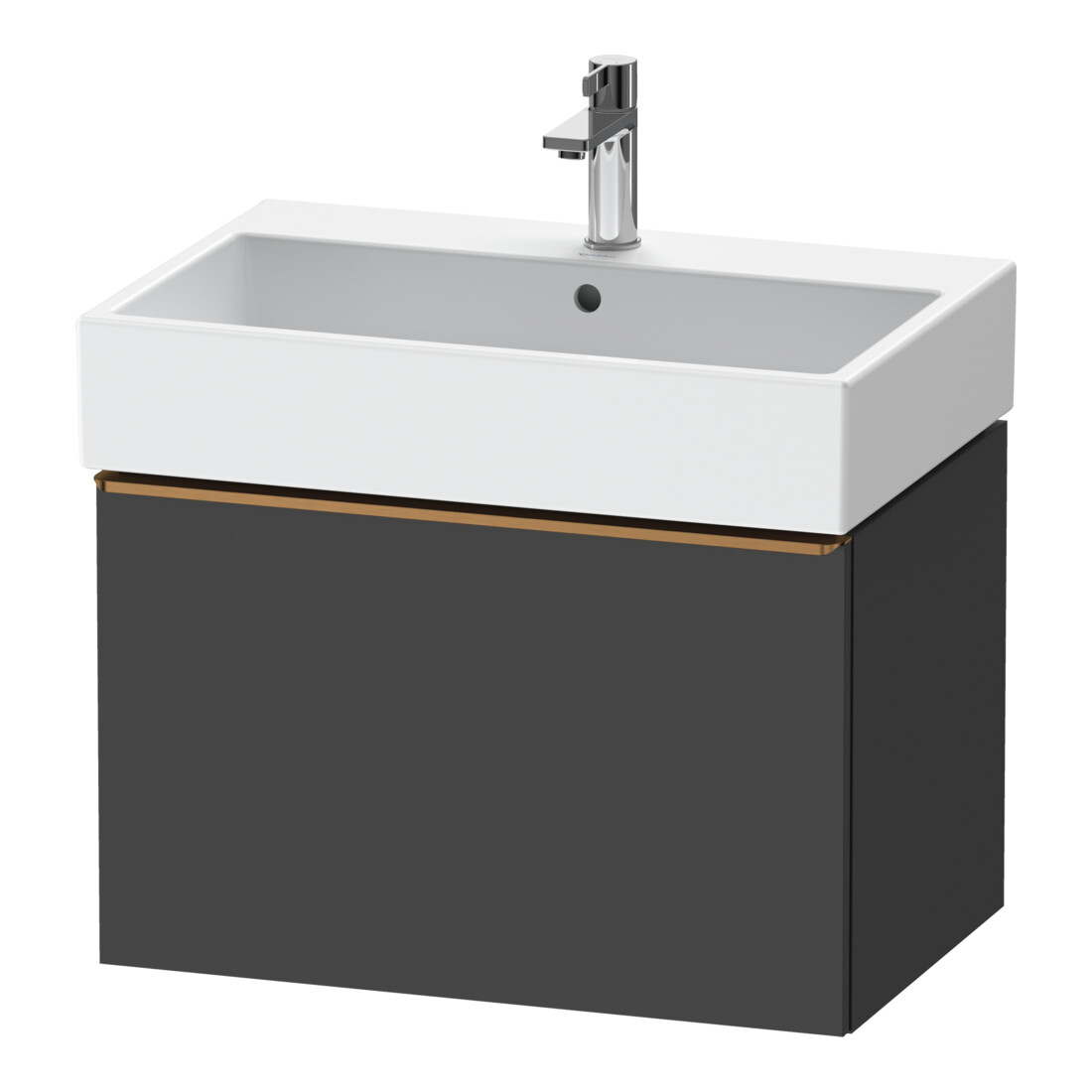Duravit Waschtischunterschrank D-Neo 68,4x44,2cm, b geb/Gra m, 1 Ausz., wandhängend