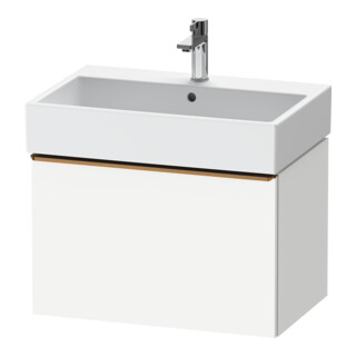 Duravit Waschtischunterschrank D-Neo 68,4x44,2cm, b geb/we ma, 1 Ausz., wandhängend