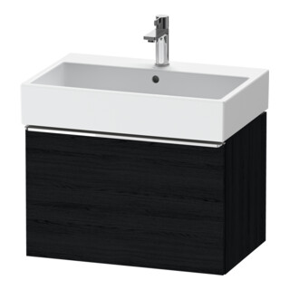 Duravit Waschtischunterschrank D-Neo 68,4x44,2cm, ch/Ei sw, 1 Ausz., wandhängend