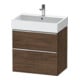 Duravit Waschtischunterschrank D-Neo 68,4x44,2cm, ch/nb d, 1 Schubk., 1 Ausz.-1