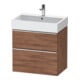 Duravit Waschtischunterschrank D-Neo 68,4x44,2cm, ch/nb N, 1 Schubk., 1 Ausz.-1