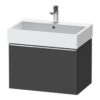 Duravit Waschtischunterschrank D-Neo 68,4x44,2cm, chr/Grap ma, 1 Ausz., wandhängend