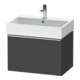 Duravit Waschtischunterschrank D-Neo 68,4x44,2cm, chr/Grap ma, 1 Ausz., wandhängend-1