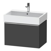 Duravit Waschtischunterschrank D-Neo 68,4x44,2cm, chr/Grap ma, 1 Ausz., wandhängend