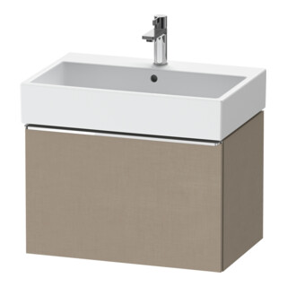 Duravit Waschtischunterschrank D-Neo 68,4x44,2cm, chr/Leinen, 1 Ausz., wandhängend