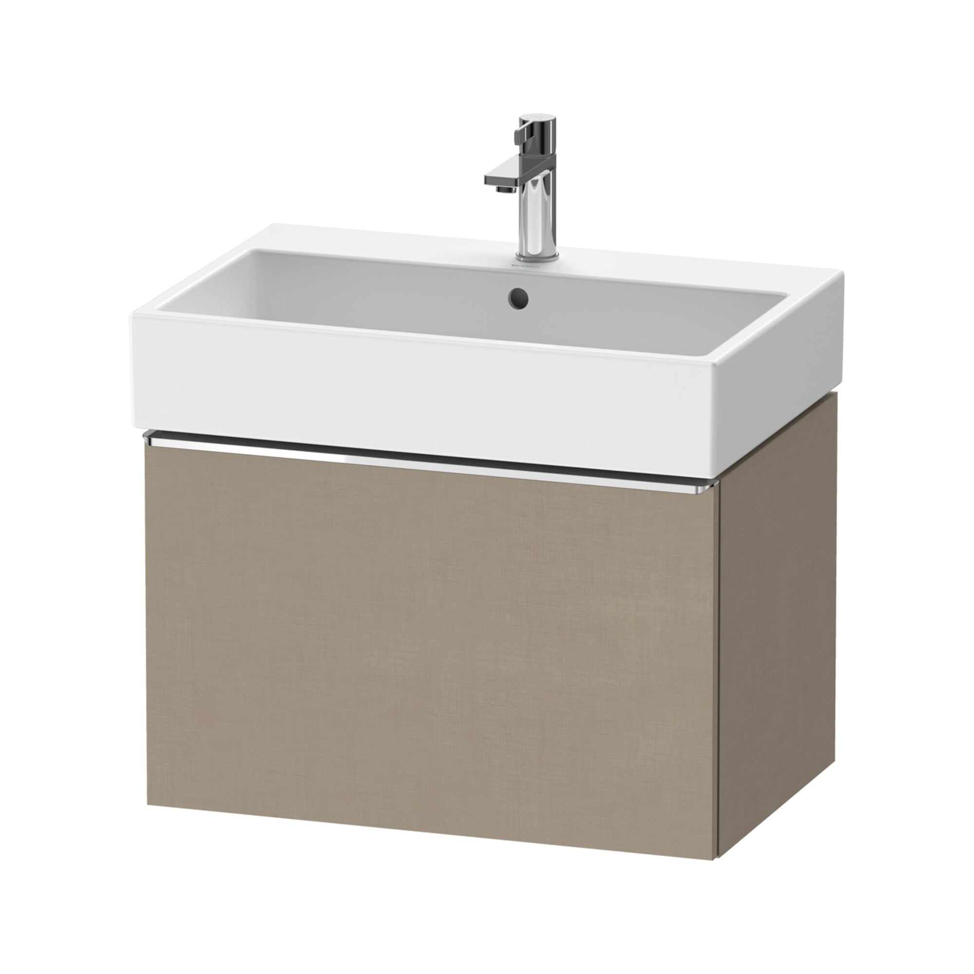 Duravit Waschtischunterschrank D-Neo 68,4x44,2cm, chr/Leinen, 1 Ausz., wandhängend