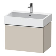 Duravit Waschtischunterschrank D-Neo 68,4x44,2cm, chr/Taup ma, 1 Ausz., wandhängend
