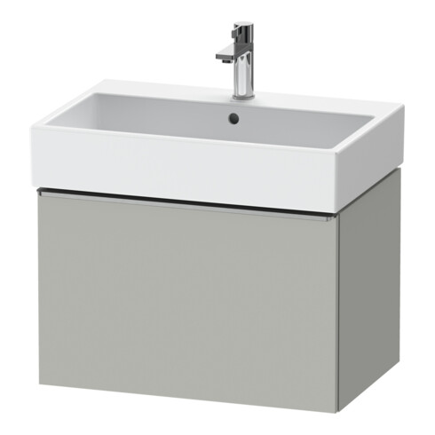 Duravit Waschtischunterschrank D-Neo 68,4x44,2cm, ES geb/gr m, 1 Ausz., wandhängend