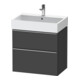 Duravit Waschtischunterschrank D-Neo 68,4x44,2cm, ES geb/Gra m, 1 Kast, 1 A-1