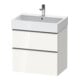 Duravit Waschtischunterschrank D-Neo 68,4x44,2cm, ES geb/w g, 1 Kast, 1 Ausz.-1
