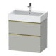 Duravit Waschtischunterschrank D-Neo 68,4x44,2cm, g pol/gr m, 1 Kast, 1 Ausz.-1