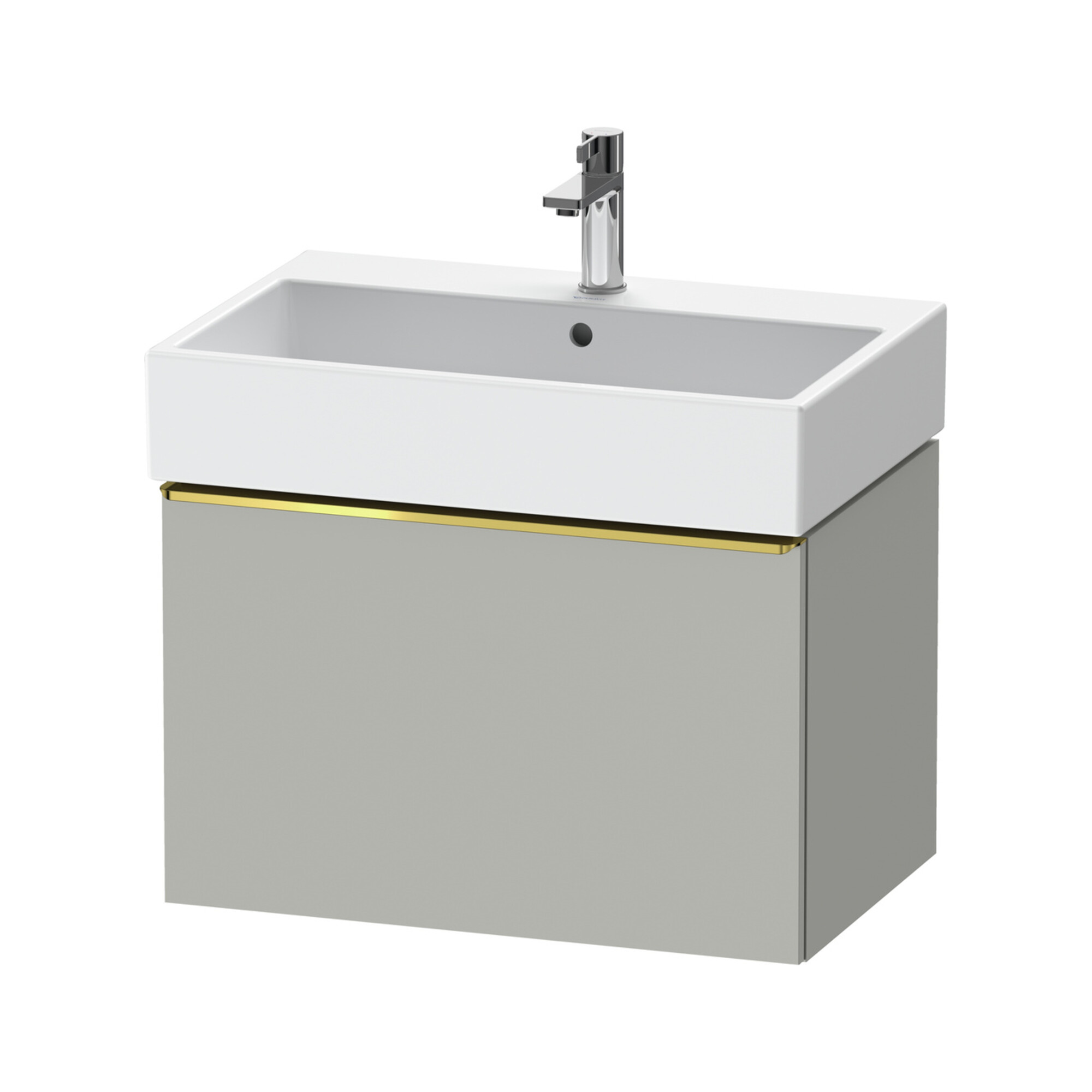 Duravit Waschtischunterschrank D-Neo 68,4x44,2cm, g pol/gr ma, 1 Ausz., wandhängend