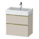 Duravit Waschtischunterschrank D-Neo 68,4x44,2cm, g pol/Tau m, 1 Kast, 1 A-1
