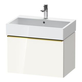 Duravit Waschtischunterschrank D-Neo 68,4x44,2cm, g pol/w hgl, 1 Ausz., wandhängend