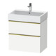 Duravit Waschtischunterschrank D-Neo 68,4x44,2cm, g pol/w m, 1 Kast, 1 Ausz.-1