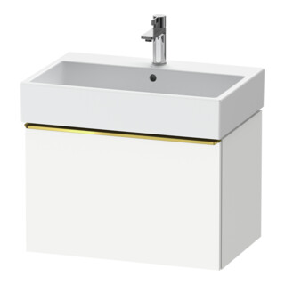 Duravit Waschtischunterschrank D-Neo 68,4x44,2cm, g pol/w ma, 1 Ausz., wandhängend