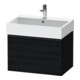 Duravit Waschtischunterschrank D-Neo 68,4x44,2cm, sw/Ei sw, 1 Ausz., wandhängend-1