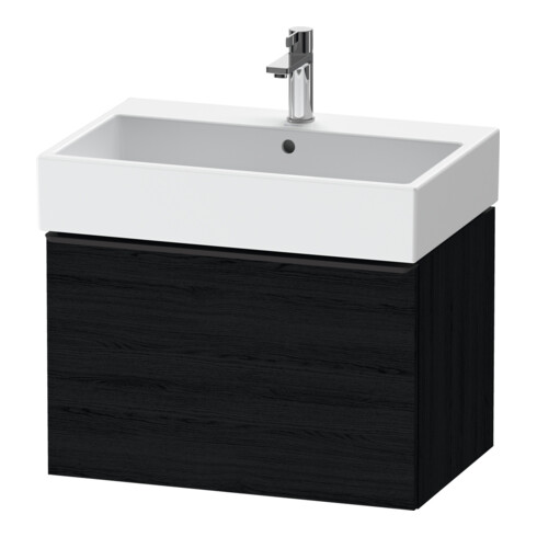 Duravit Waschtischunterschrank D-Neo 68,4x44,2cm, sw/Ei sw, 1 Ausz., wandhängend