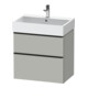 Duravit Waschtischunterschrank D-Neo 68,4x44,2cm, sw/gr m, 1 Schubk., 1 Ausz.-1