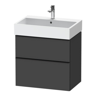 Duravit Waschtischunterschrank D-Neo 68,4x44,2cm, sw/Grap m, 1 Kast, 1 Ausz.
