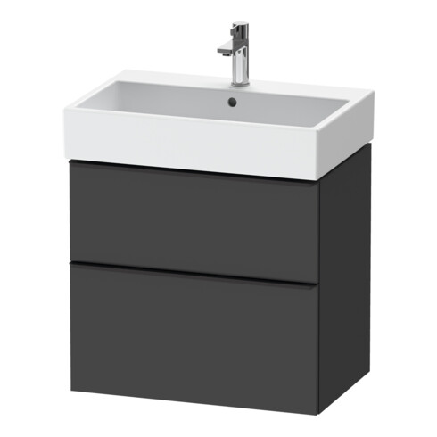 Duravit Waschtischunterschrank D-Neo 68,4x44,2cm, sw/Grap m, 1 Kast, 1 Ausz.